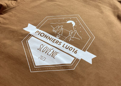 Hoodies à capuche pour les pionniers d'Habay !