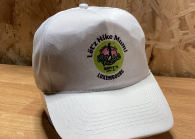 Casquettes personnalisées par transfert DTF !