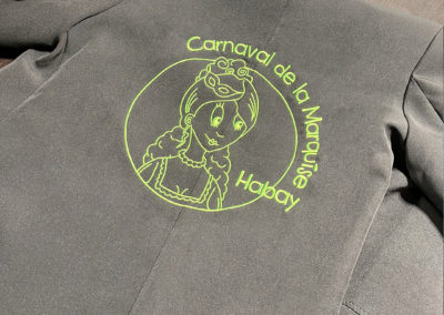 Vestons brodés pour le comité du carnaval de la marquise à Habay par dprint